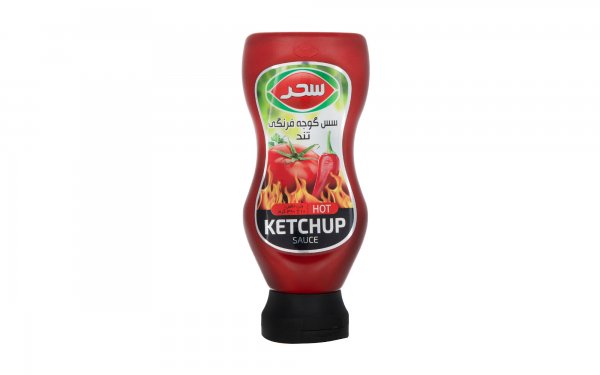 سس گوجه‌فرنگی تند سحر مقدار 390 گرم 