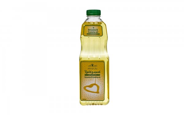 روغن مایع مخلوط کنجد و کانولا عقاب مقدار 870 میلی‌لیتر