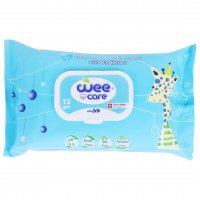 دستمال مرطوب کودک حاوی روغن پنبه دانه 72 برگی وی کر (Wee Care)
