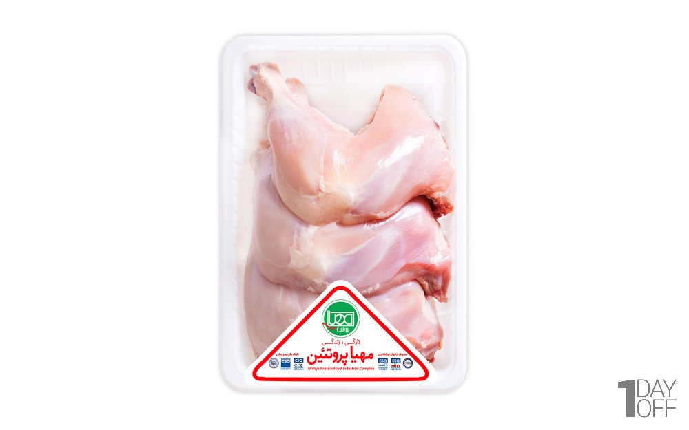 ران مرغ بدون‌پوست مهیا پروتئین مقدار 1800 گرم