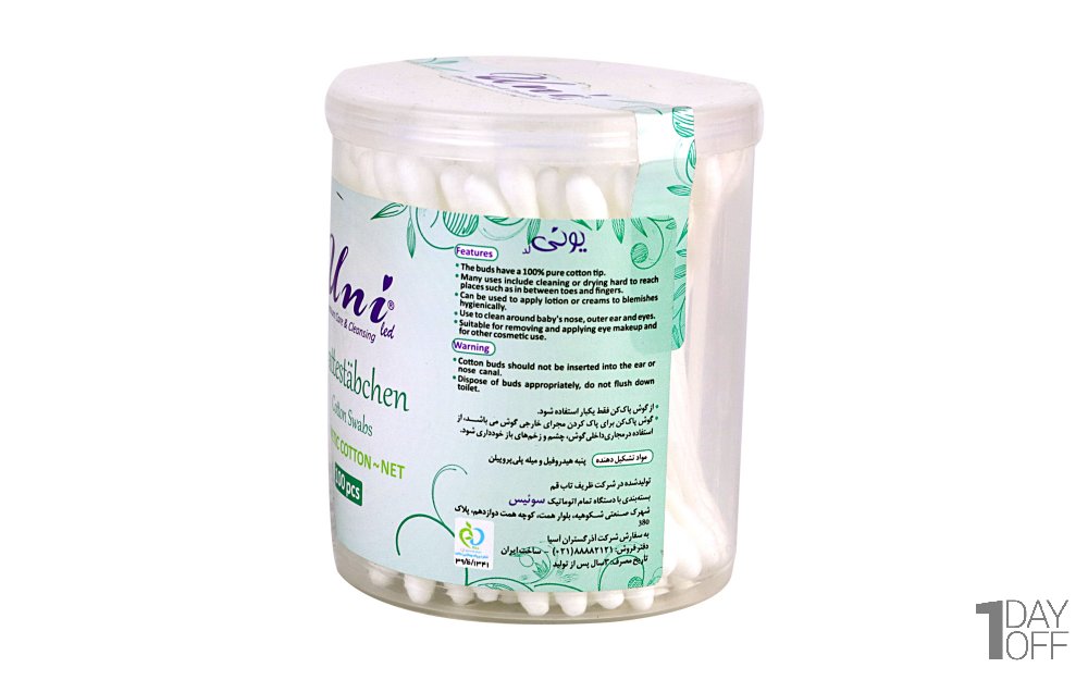 گوش پاک‌کن یونی لد بسته 100 عددی