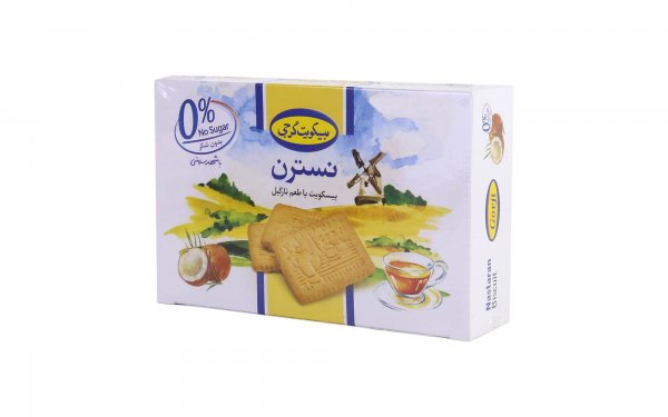 بیسکویت با طعم نارگیل نسترن گرجی مقدار 350 گرم