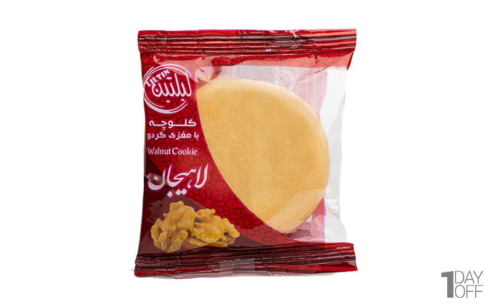 کلوچه با مغز گردو لاهیجان لیلتین 2 عددی مقدار 90 گرم