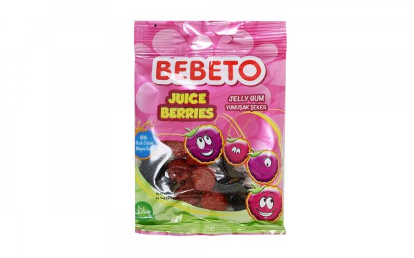 پاستیل ببتو (BEBETO) مدل BERRIES مقدار 35 گرم