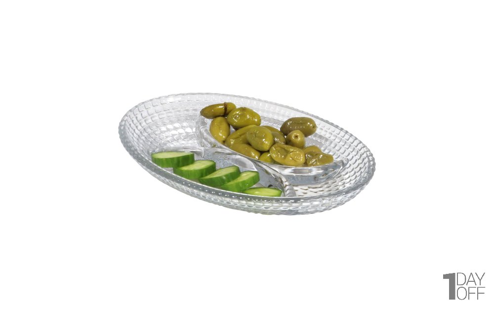 اردوخوری بیضی 2 پارچه کاوه مدل ونیز