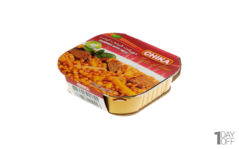 خورشت قیمه با گوشت چیکا مقدار 180 گرم