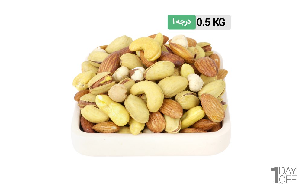 آجیل 4 مغز درجه 1 ویژه - بسته 500 گرمی