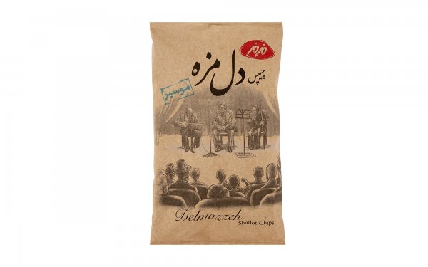 چیپس دل مزه موسیر مزمز مقدار 180 گرم
