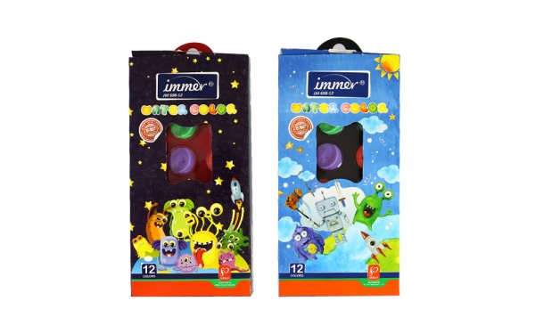 آبرنگ 12 رنگ ایمر (Immer) JM698-12