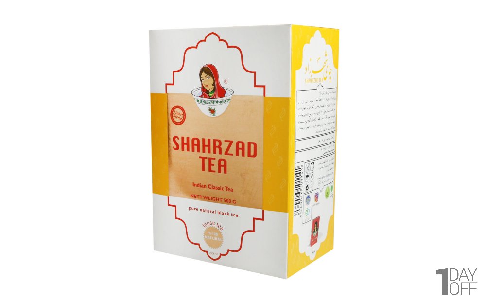 چای سیاه کلاسیک هندوستان شهرزاد مقدار 500 گرم
