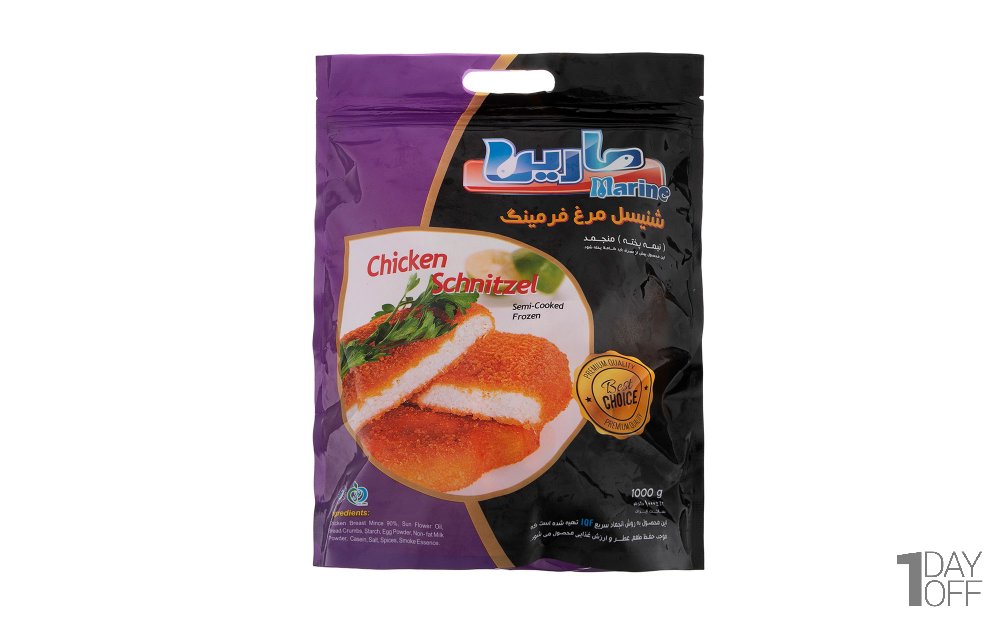 شنیسل مرغ فرمینگ مارین مقدار 1 کیلوگرم  