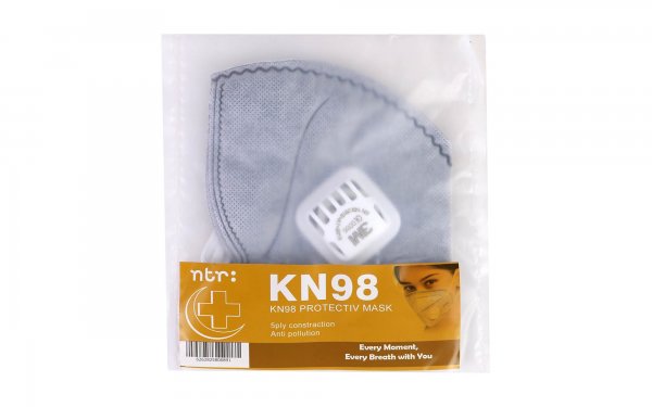 ماسک 5 لایه فیلتردار مدل KN98 نوع FFP3 ان تی آر (NTR) بسته 1 عددی