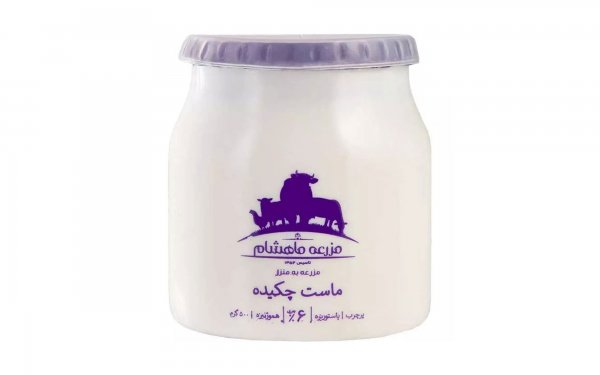 ماست چکیده پرچرب ماهشام مقدار 500 گرم