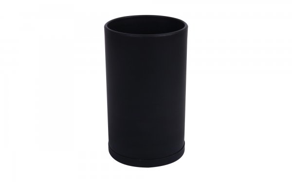 گلدان استوانه‌‎ای مشکی سایز 10 کد 123 مهرنی (Mehrni)