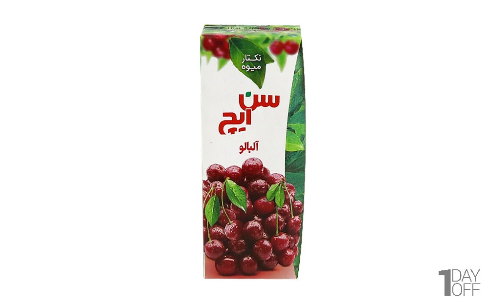 نکتار آلبالو سن‌ایچ مقدار 200 میلی‌لیتر 