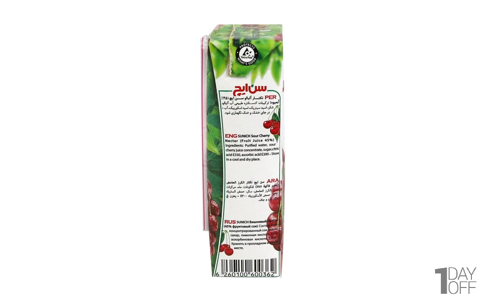 نکتار آلبالو سن‌ایچ مقدار 200 میلی‌لیتر 