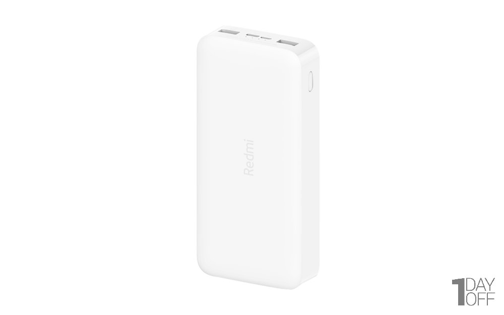  پاوربانک شیائومی ظرفیت 20000 میلی‌آمپر مدل Redmi PB200LZM رنگ سفید