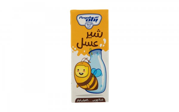 شیر عسل پگاه مقدار 200 میلی‌لیتر