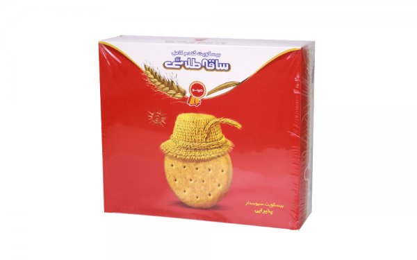 بیسکویت پذیرایی ساقه طلایی گندم کامل مینو مقدار 700 گرم