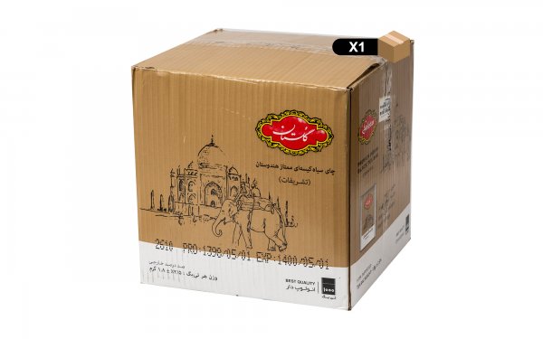 چای سیاه کیسه‌ای ممتاز خارجی تشریفات گلستان بسته 1000 عددی