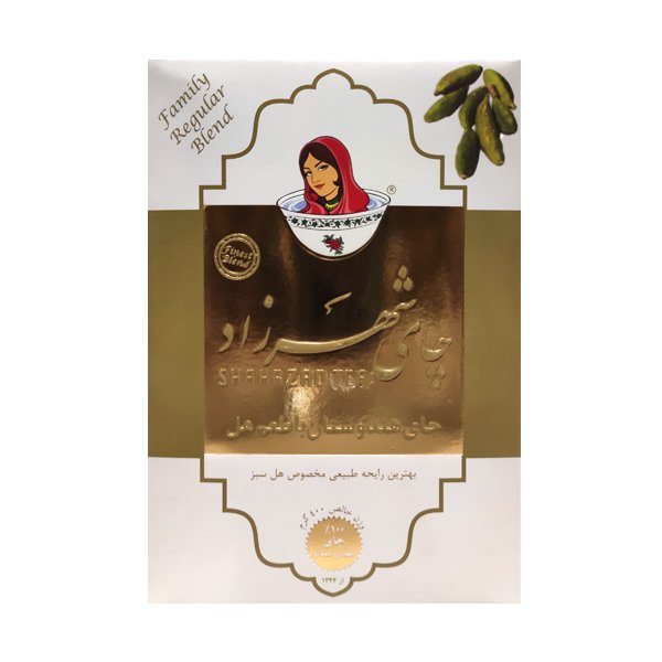 چای هندوستان با طعم هل شهرزاد مقدار 400 گرم
