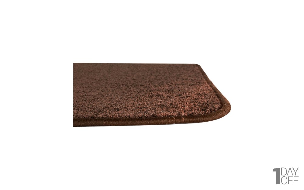 پادری پالاز مدل کات B پرز‌بلند قهوه‌ای تیره 50x80 سانتی‌متر