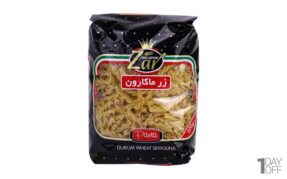 ماکارونی فرمی زر ماکارون مدل پیکولی مقدار 500 گرم