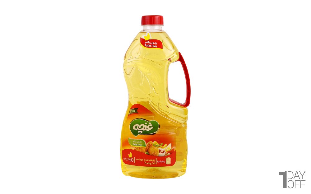 روغن مایع سرخ کردنی بدون پالم غنچه مقدار 1.8 لیتر