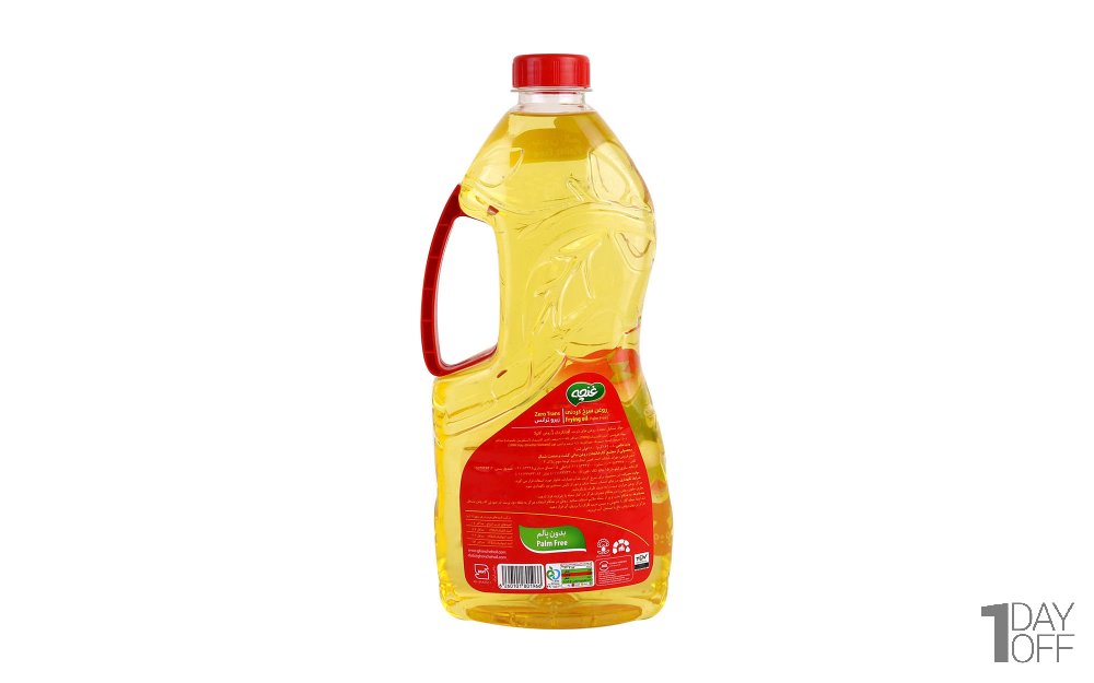 روغن مایع سرخ کردنی بدون پالم غنچه مقدار 1.8 لیتر
