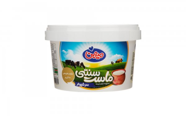 ماست سنتی سرشیردار پرچرب میهن مقدار 900 گرم
