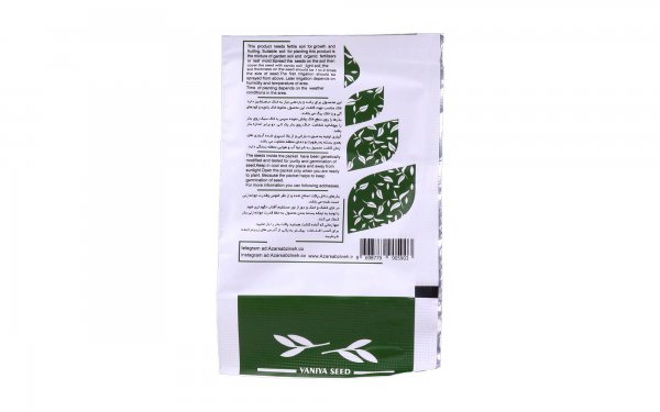 بذر پیازچه سفید (White Scallion) وانیا آذر سبزینه کد S26 مقدار 15 گرم
