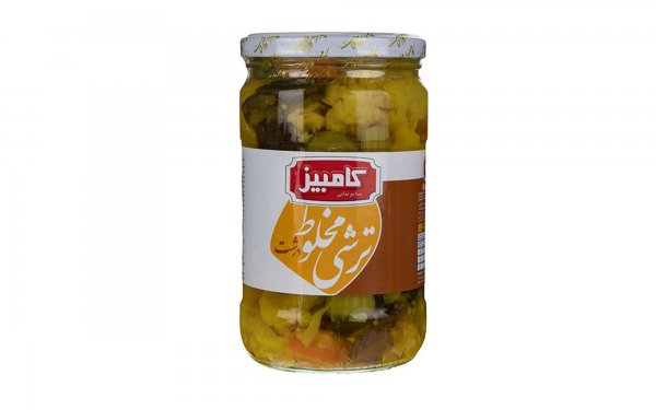 ترشی مخلوط کامبیز مقدار 670 گرم