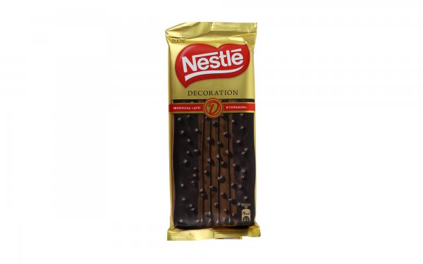 شکلات تلخ 70% دو رنگ نستله (Nestle) مدل DECORATION مقدار 85 گرم