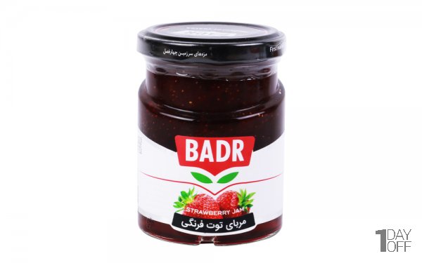 مربا توت فرنگی بدر مقدار 300 گرم