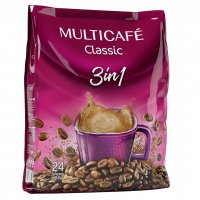 پودر کافی میکس 3 در 1 مولتی کافه بسته 24 عددی