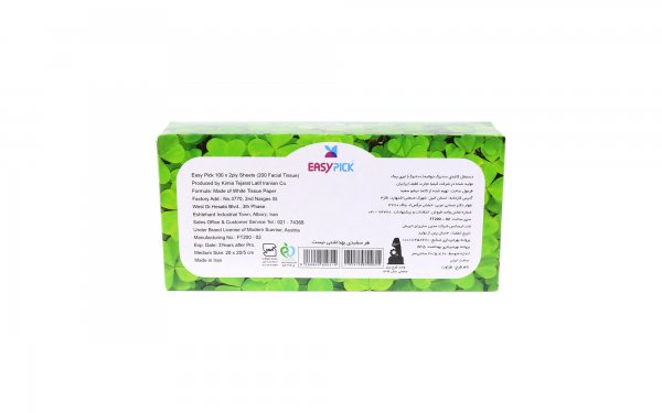 دستمال کاغذی 100 برگ دولایه ایزی‌پیک