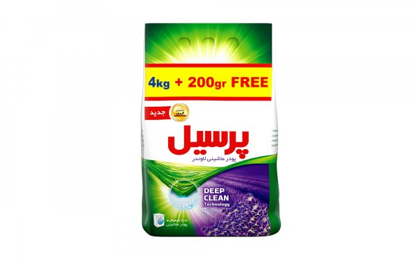 پودر ماشین لباسشویی با رایحه لاوندر پرسیل مقدار 4200 گرم
