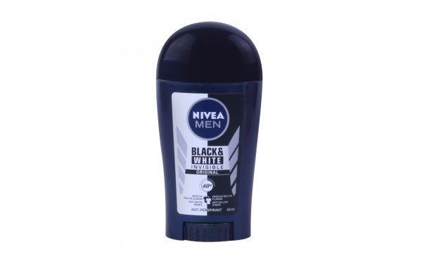 استیک ضد تعریق مردانه Black & White نیوآ (Nivea) مقدار 40 میلی‌لیتر