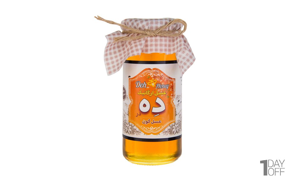 عسل گون ارگانیک ده در مقدار 650 گرم