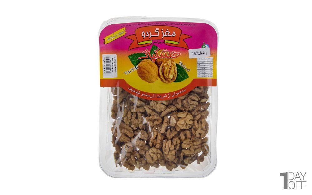 مغز گردو خشکپاک مقدار 360 گرم