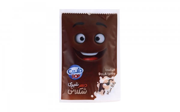 دسر شیری شکلاتی پاپ دنت بسته 6 عددی
