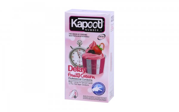 کاندوم کاپوت (Kapoot) مدل Delay Fruity Cream