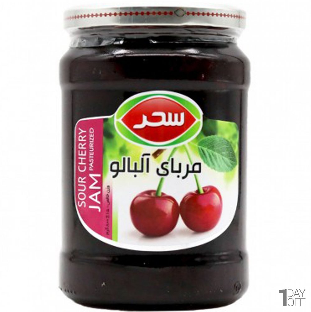 مربا آلبالو سحر مقدار 800 گرم 