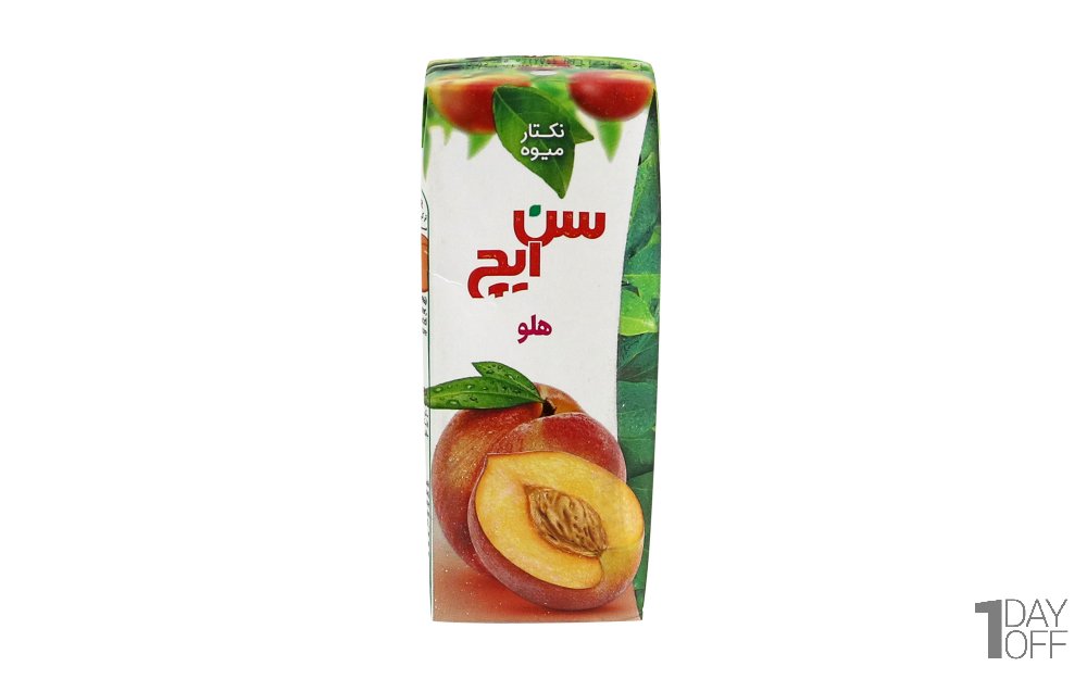 نکتار هلو سن‌ایچ مقدار 200 میلی‌لیتر