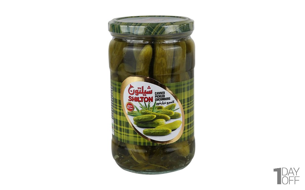 کنسرو خیارشور شیلتون مقدار 650 گرم