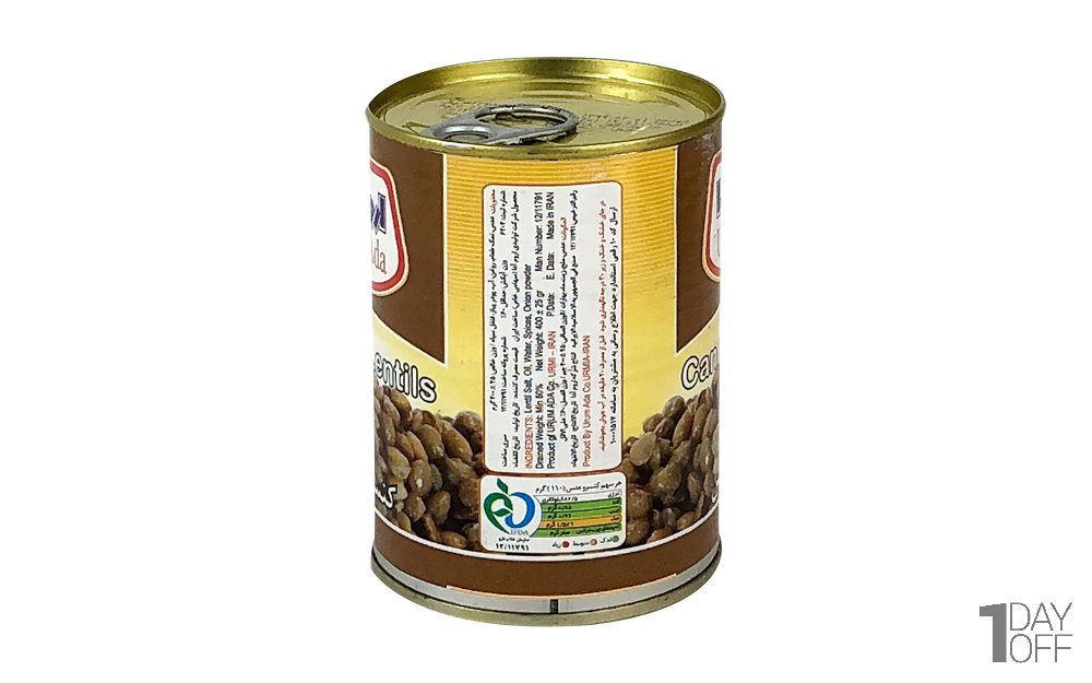 کنسرو عدس اروم‌آدا مقدار 400 گرم