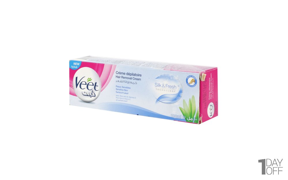 کرم موبر آلوئه‌ورا ویت (Veet) مناسب برای پوست حساس مقدار 100 گرم 