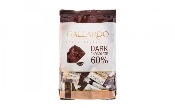 شکلات تلخ 60 درصد گالاردو فرمند مقدار 330 گرم 