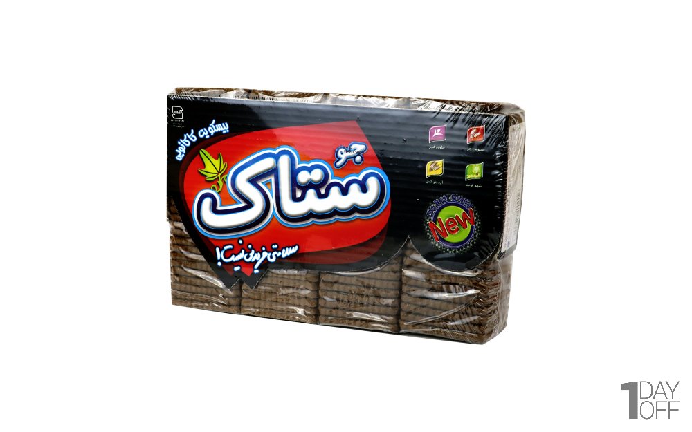 بیسکویت جو کاکائویی ستاک مقدار 800 گرم