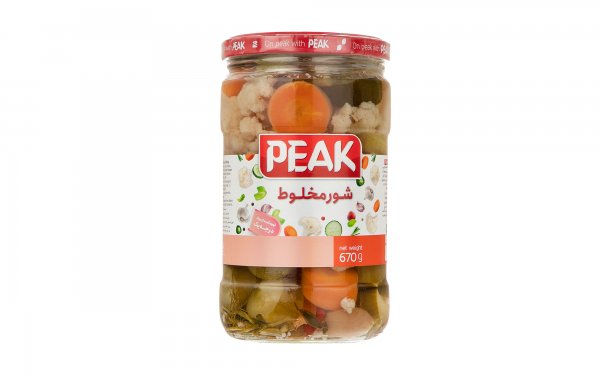 شوری مخلوط پیک مقدار 670 گرم 